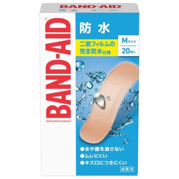 バンドエイド 防水 Mサイズ 20枚