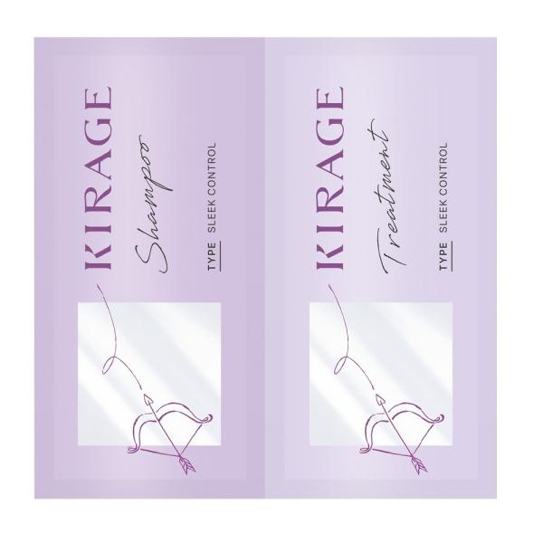 KIRAGE スリークコントロール シャンプー&トリートメントトライアルセット