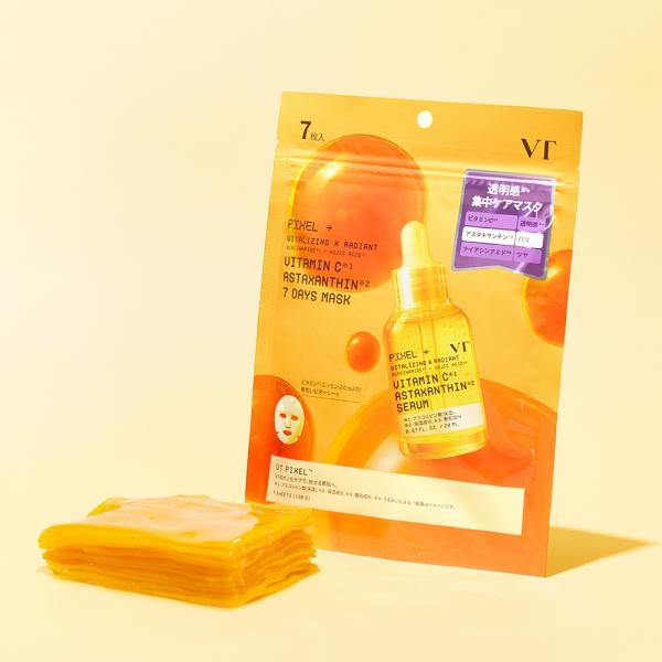 vt cosmetics VT ビタミンC アスタキサンチン セブンデイズマスク 7枚