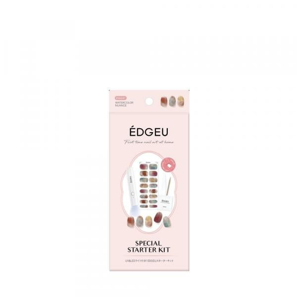 EDGEU スターターキットA(WATERCOLOR NUANCE 16pcs+UV&LEDライト)