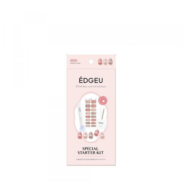EDGEU スターターキットB(GRAPE WINE 16pcs+UV&LEDライト)
