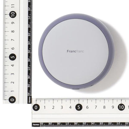 Francfranc　両手で使える充電式カイロ　グレー