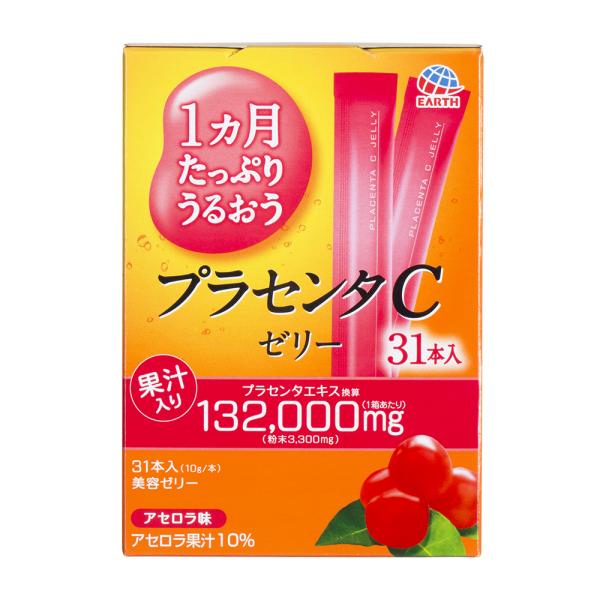 アース製薬　1カ月たっぷりうるおうプラセンタCゼリー