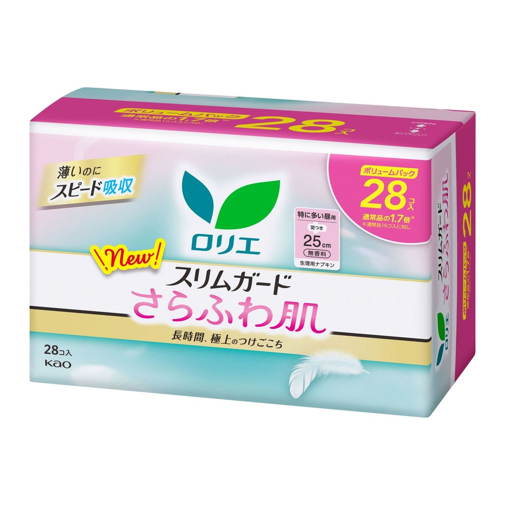 ロリエ さらふわ肌特に多い昼用羽つき28枚