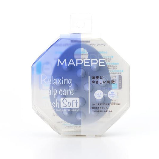 マペペ リラクシングスカルプケアブラシ〈ソフト〉スカイブルー