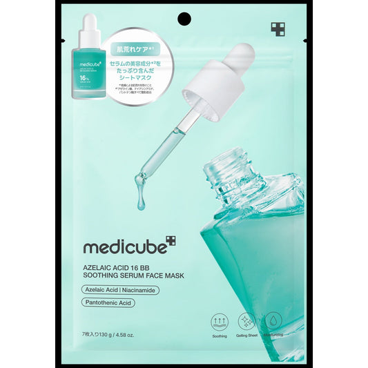 medicube アゼライン酸16BBスージングセラムフェイスマスク(7枚入り)