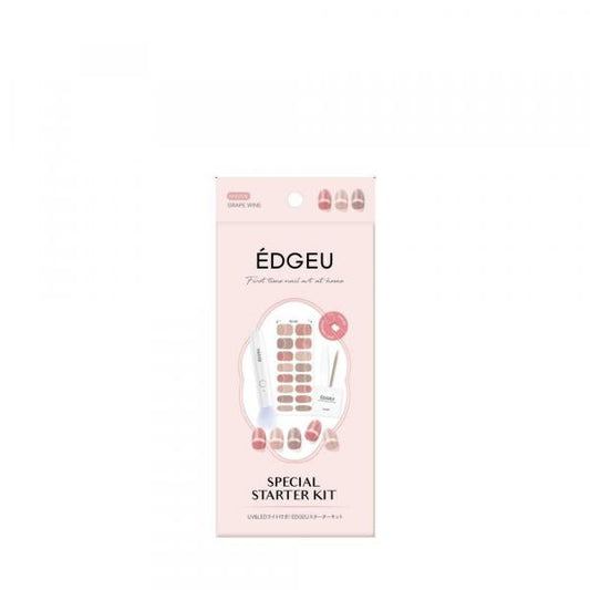 EDGEU スターターキットB(GRAPE　WINE　16pcs+UV&LEDライト)