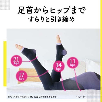 寝ながらメディキュット ヒップシェイプアップ 着圧 スパッツ